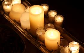 candlight in the darkness